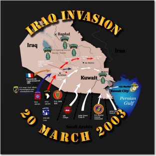 Iraq Invasion - 2003 Posters and Art